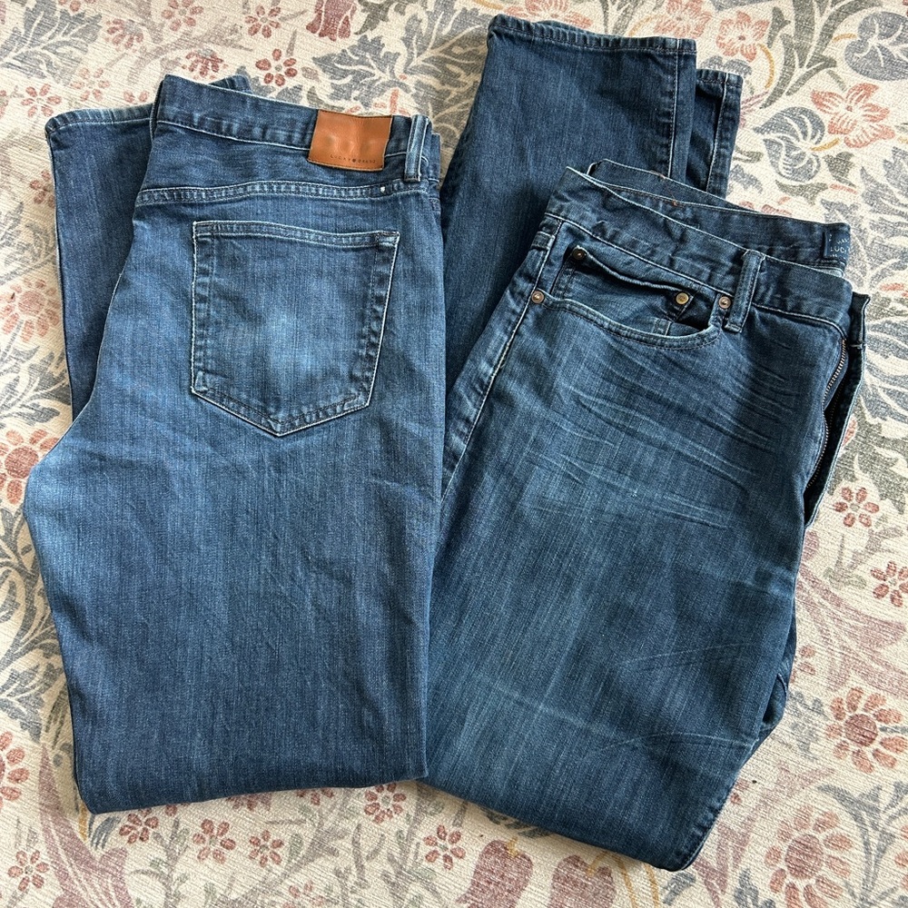 Lucky Brand Heritage Slim 38 x 32 Set of two